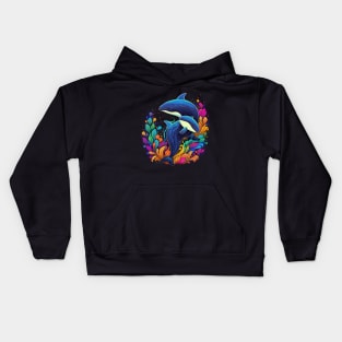 Orca Mothers Day Kids Hoodie